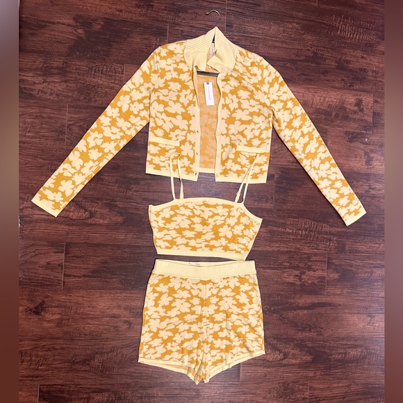 By Anthropologie Jacquard Sweater Set
Size: small 
Brand new with tags - Picture 3 of 3